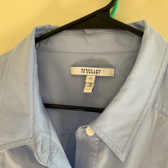 DEREK LAM 10 CROSBY LUMA SHIRTDRESS - Picture 4 of 5